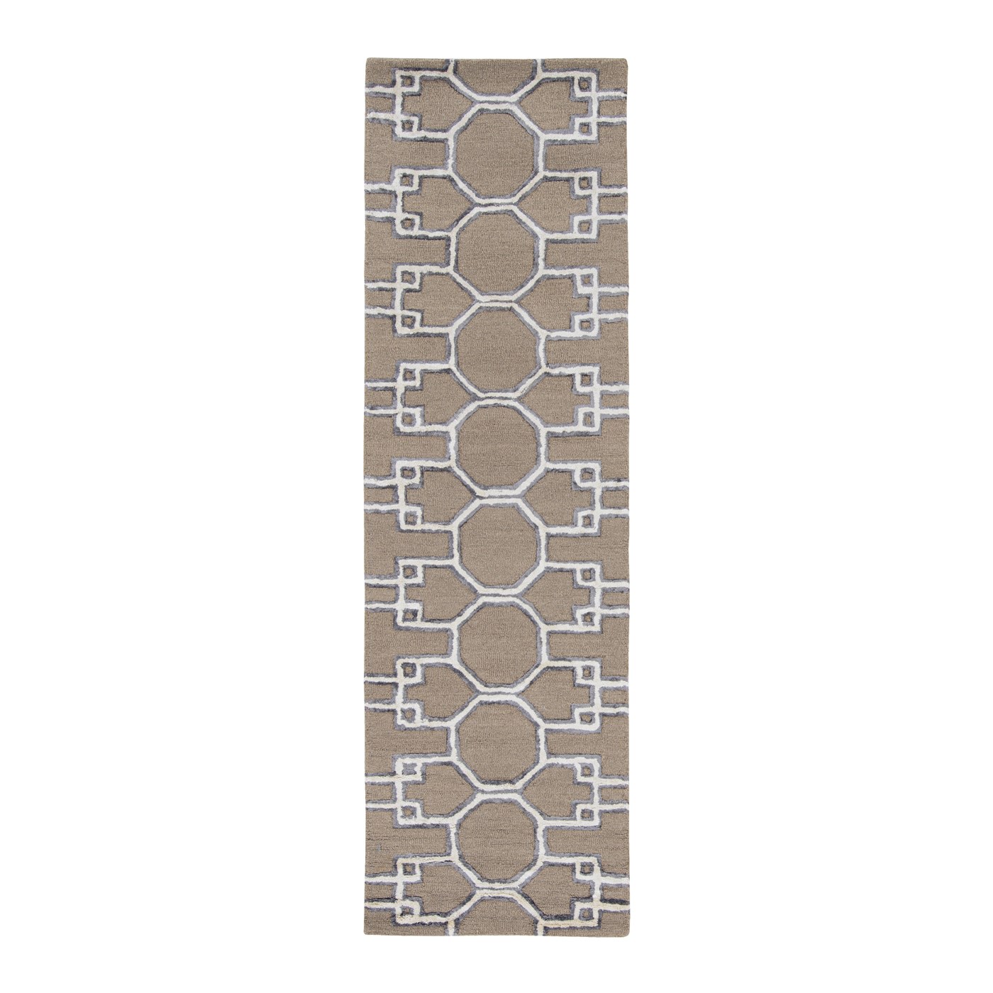 KAS 4305 Mocha Ink Asian Trellis