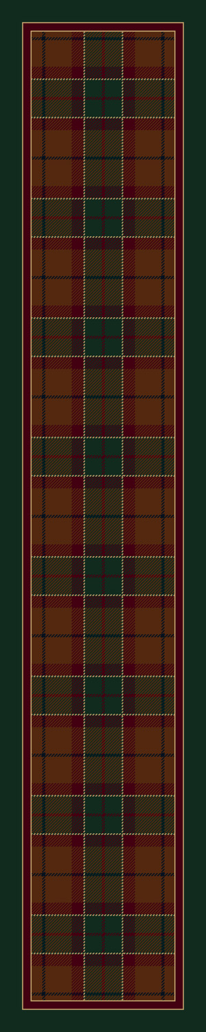 Milliken Magee Plaid 8473 Amber Emerald 5906