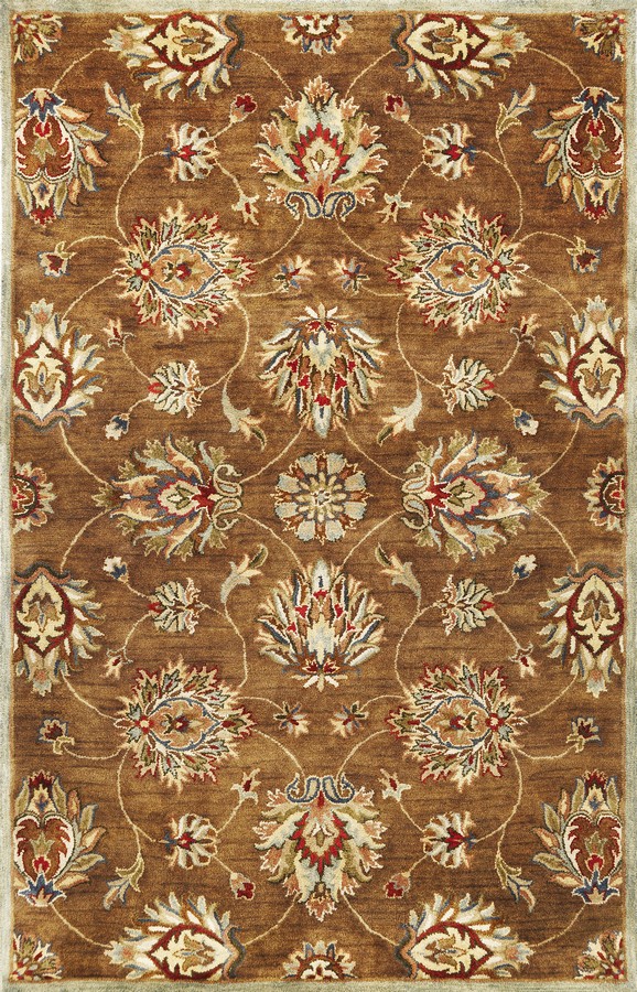 KAS Allover Kashan 6004 Coffee