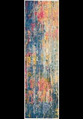 Nourison CES09 Blue Yellow