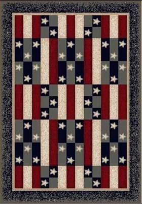 Milliken American Patchwork 4951 Denim 7350
