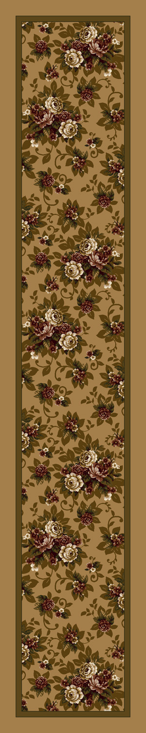 Milliken Floral Lace 8548 Maize 4306