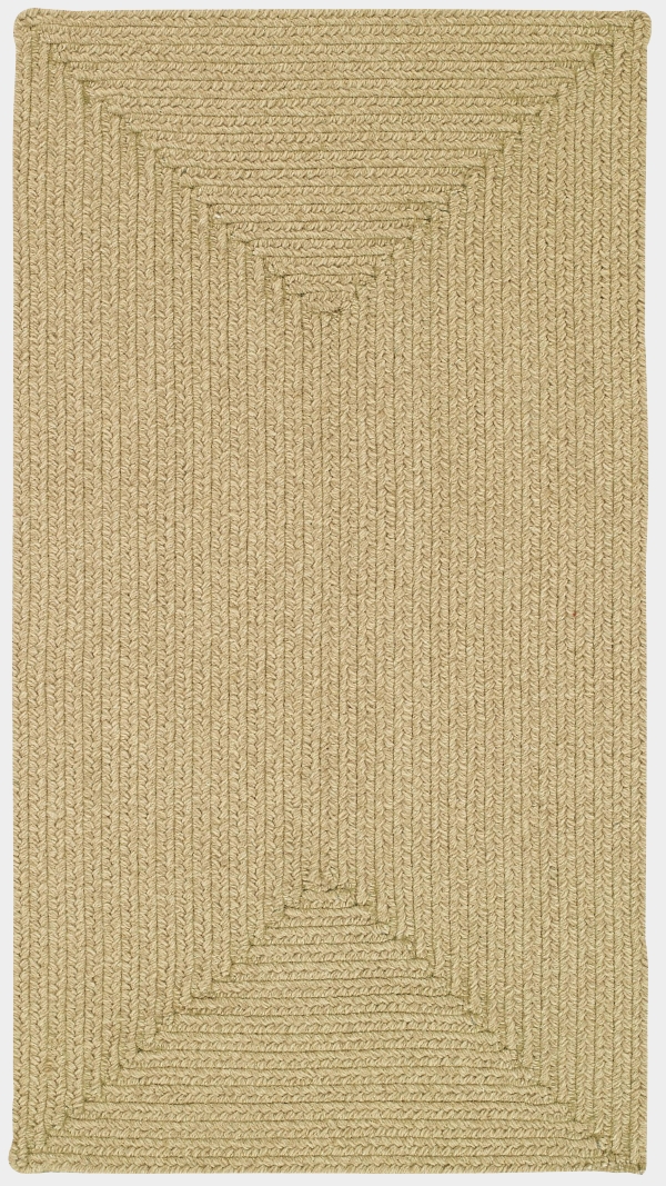 Capel Manteo Tan Hues Concentric Rectangle