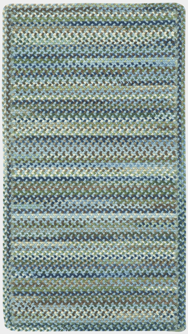 Capel Manchester Light Blue CrossSewnRectangle