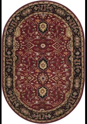Surya CAE-1031 Burgundy Black