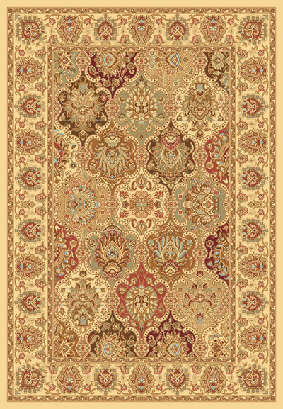 Rugs America P108 Panel Cream
