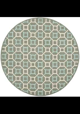 Safavieh NPT439E Aquamarine White