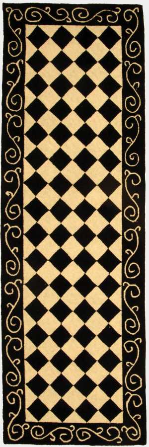 Safavieh HK711A Black Ivory