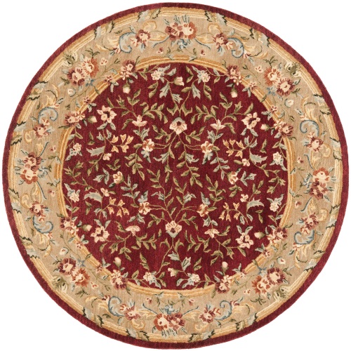 Safavieh BRG164A Red Dark Beige