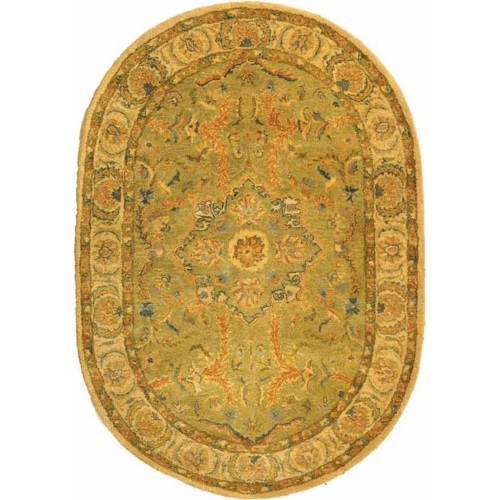 Safavieh AT16A Green Ivory