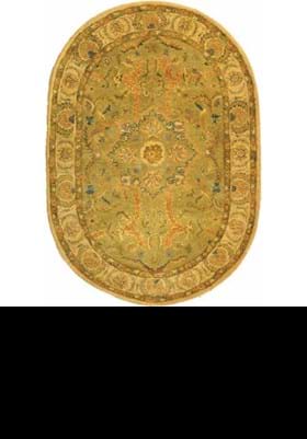 Safavieh AT16A Green Ivory