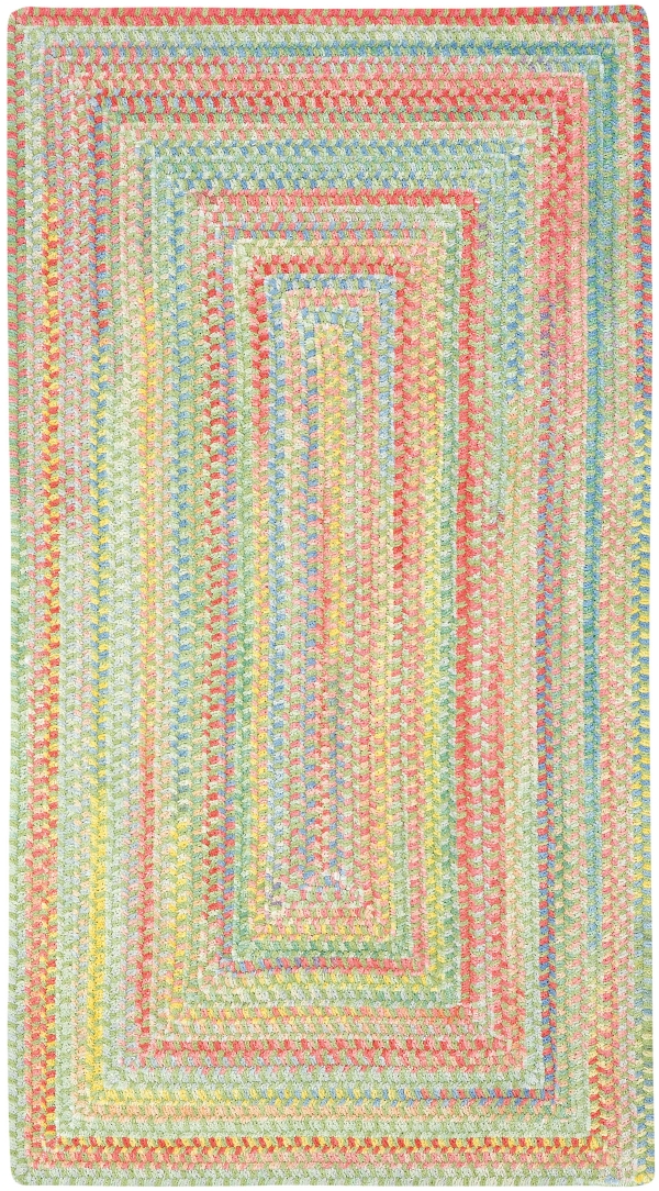 Capel Babys Breath Light Green Concentric Rectang