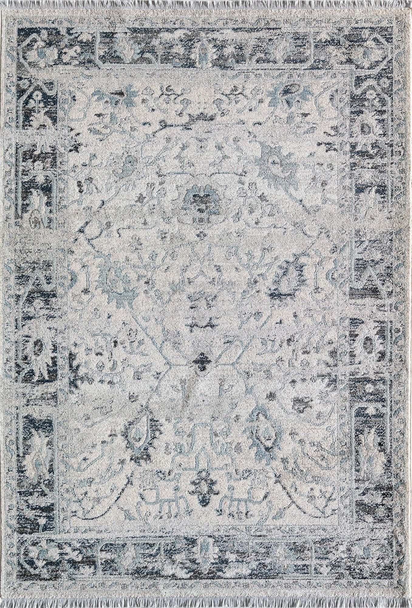 Rugs America Acorn Picket AM30B White