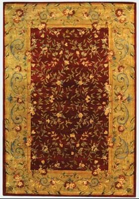 Safavieh BRG164A Red Dark Beige