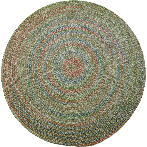 Rhody Rug SO-65 Moss Green Multi