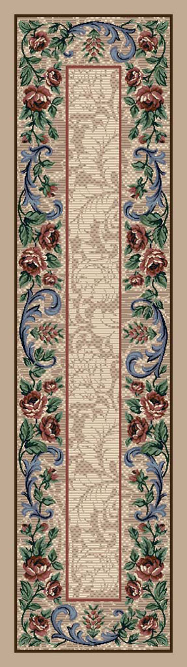 Milliken Rose Damask 7324 Pearl Mist 1000