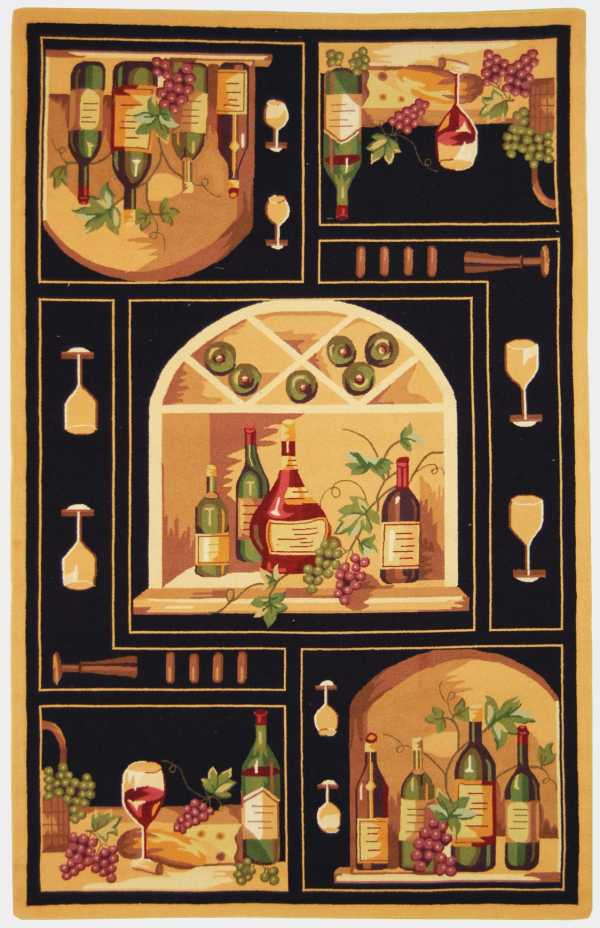 Safavieh HK254B Black Multi