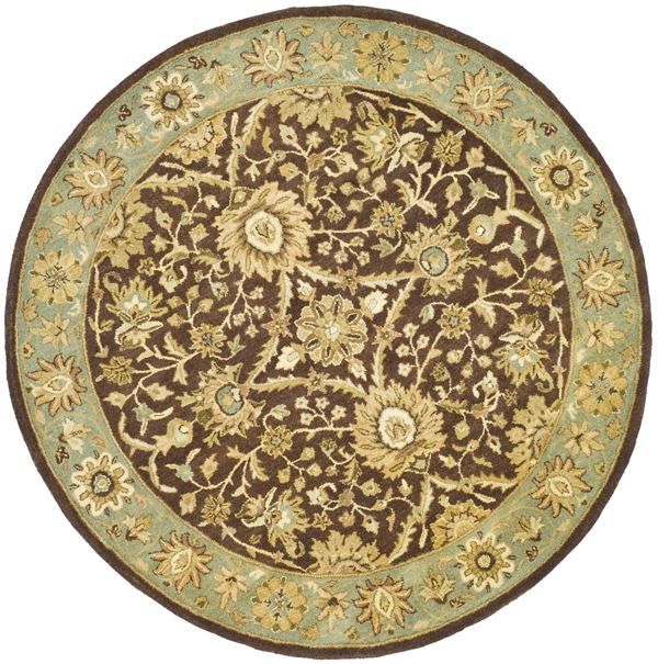 Safavieh AT249D Chocolate Blue