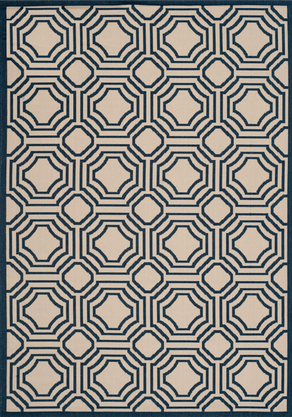 Safavieh CY6112-258 Beige Navy