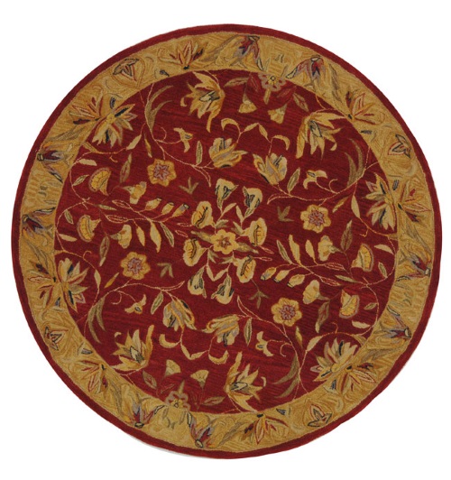 Safavieh AN526A Burgundy Gold