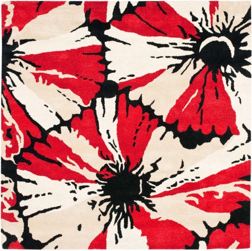 Safavieh SOH729A Black Red