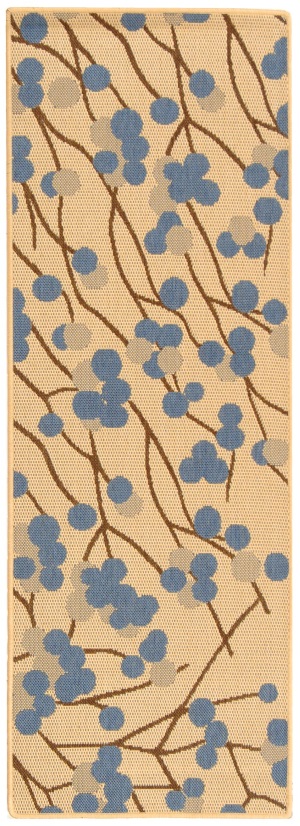 Safavieh CY4037B Natural Brown Blue