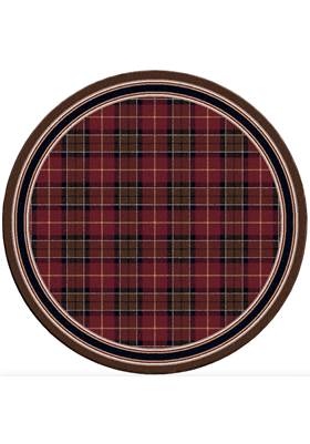 Milliken Magee Plaid Garnet ll
