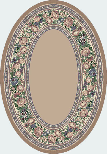 Milliken English Floral 4500 Pearl Mist 1000