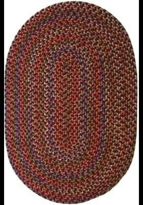 Rhody Rug KA-43 Burgundy Multi