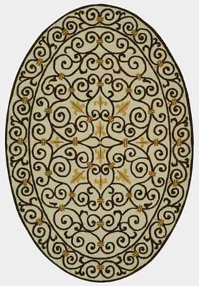 Safavieh HK11H Ivory Brown