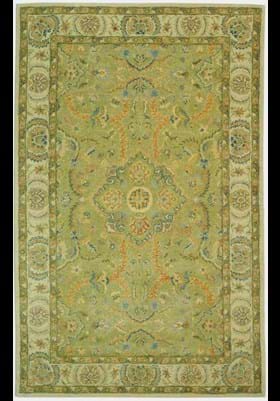 Safavieh AT16A Green Ivory