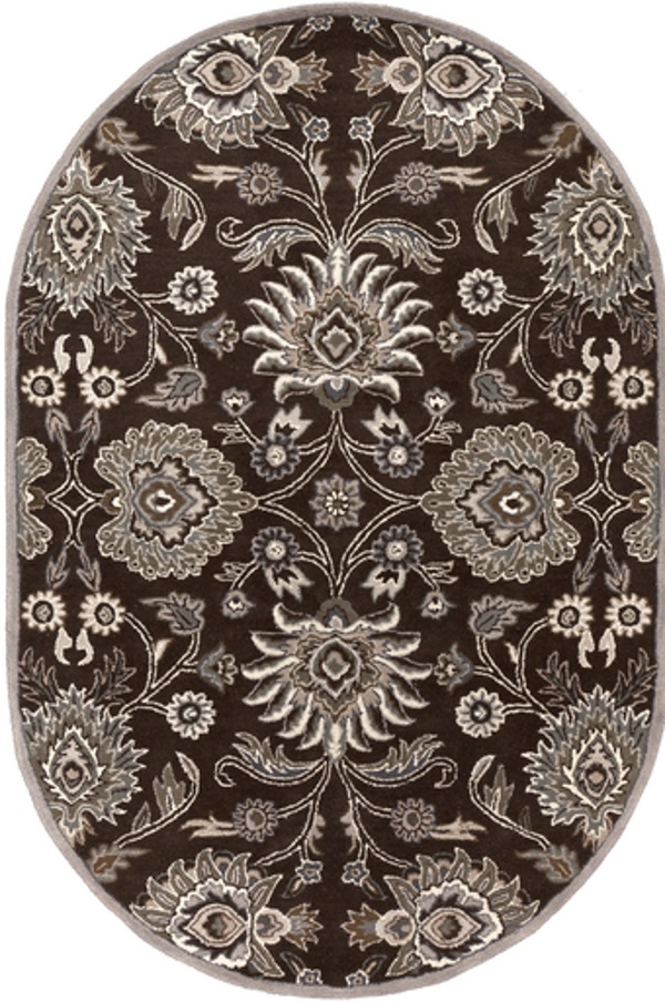 Surya CAE-1063 Espresso Ivory