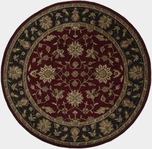 Surya CRN - 6013 Black and Fern