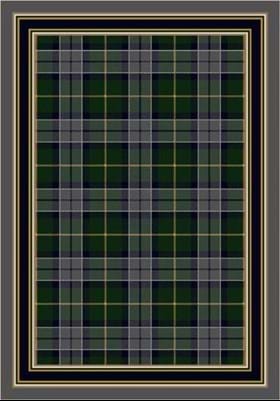 Milliken Magee Plaid 8473 Emerald Lapis 7006