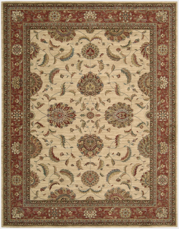 Nourison LI04 Ivory Red
