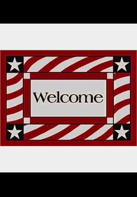 Milliken Patriotic Welcome 7303 Opal 2000