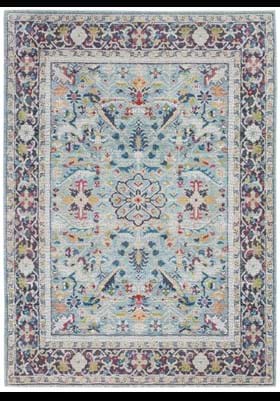 Nourison ANR14 Teal Multi