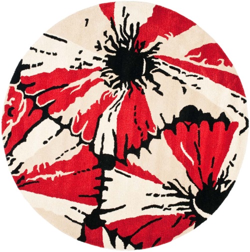 Safavieh SOH729A Black Red