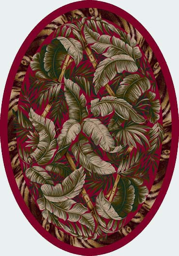 Milliken Jungle Fever 7330 Ruby 8000