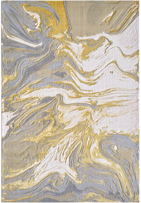 KAS 7149 Gold Gray Watercolors