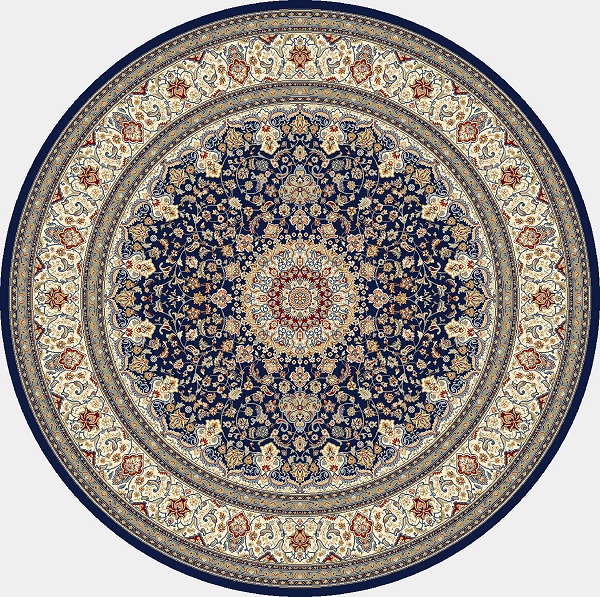 Dynamic Rugs 57119 3434 Blue Ivory