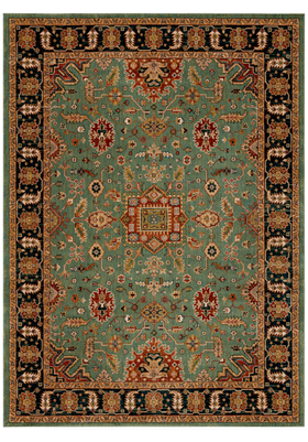 Karastan Deir 90665 Aquamarine 50123