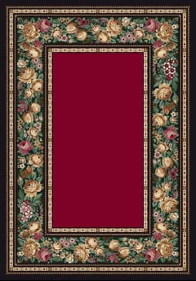 Milliken English Floral 4500 Ruby 8000