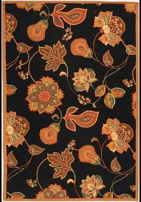 Safavieh HK209C Black Orange