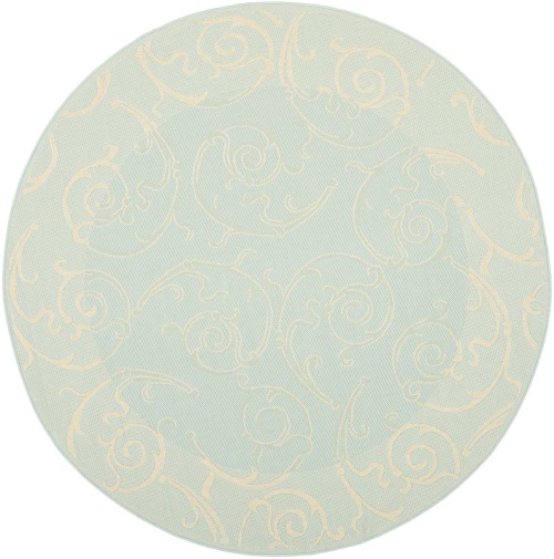 Safavieh CY6108-25 Aqua Cream