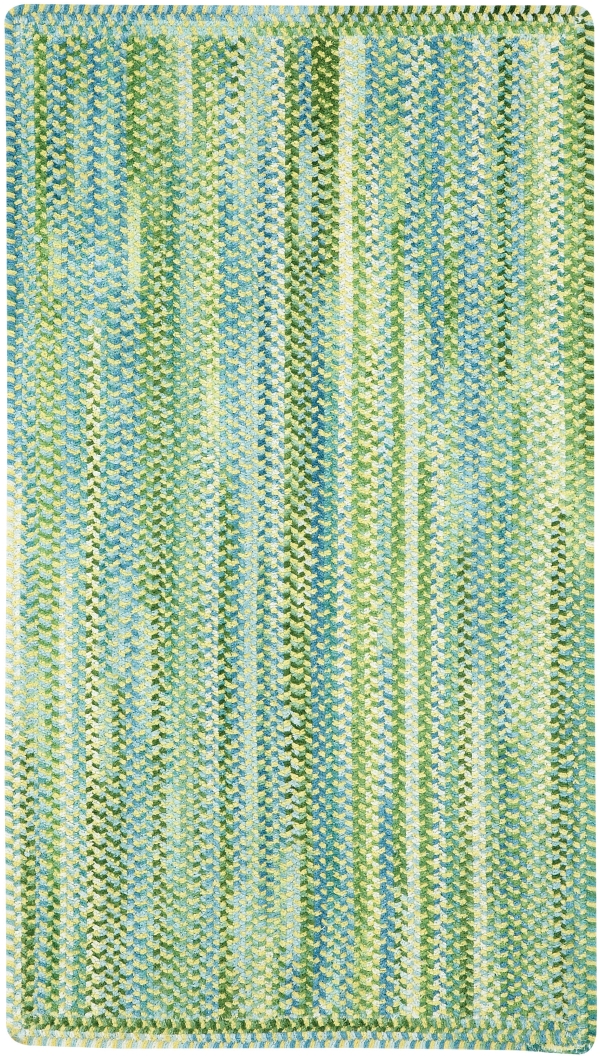 Capel Waterway Yellow Vertical Stripe Rectang