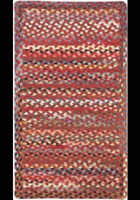 Capel St Johnsbury Medium Red CrossSewn Rectangle