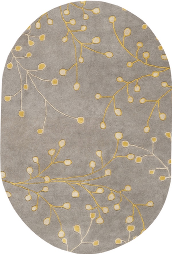 Surya ATH-5060 Gray Yellow