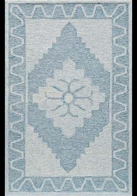 Rugs America 6135A Emblem Blue
