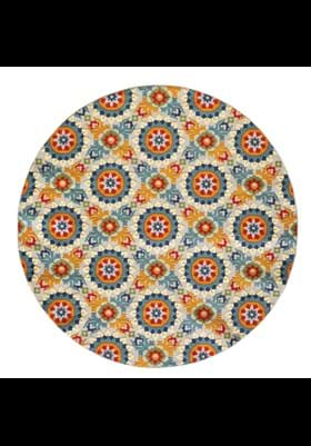 KAS 6931 Ivory Multi Manor